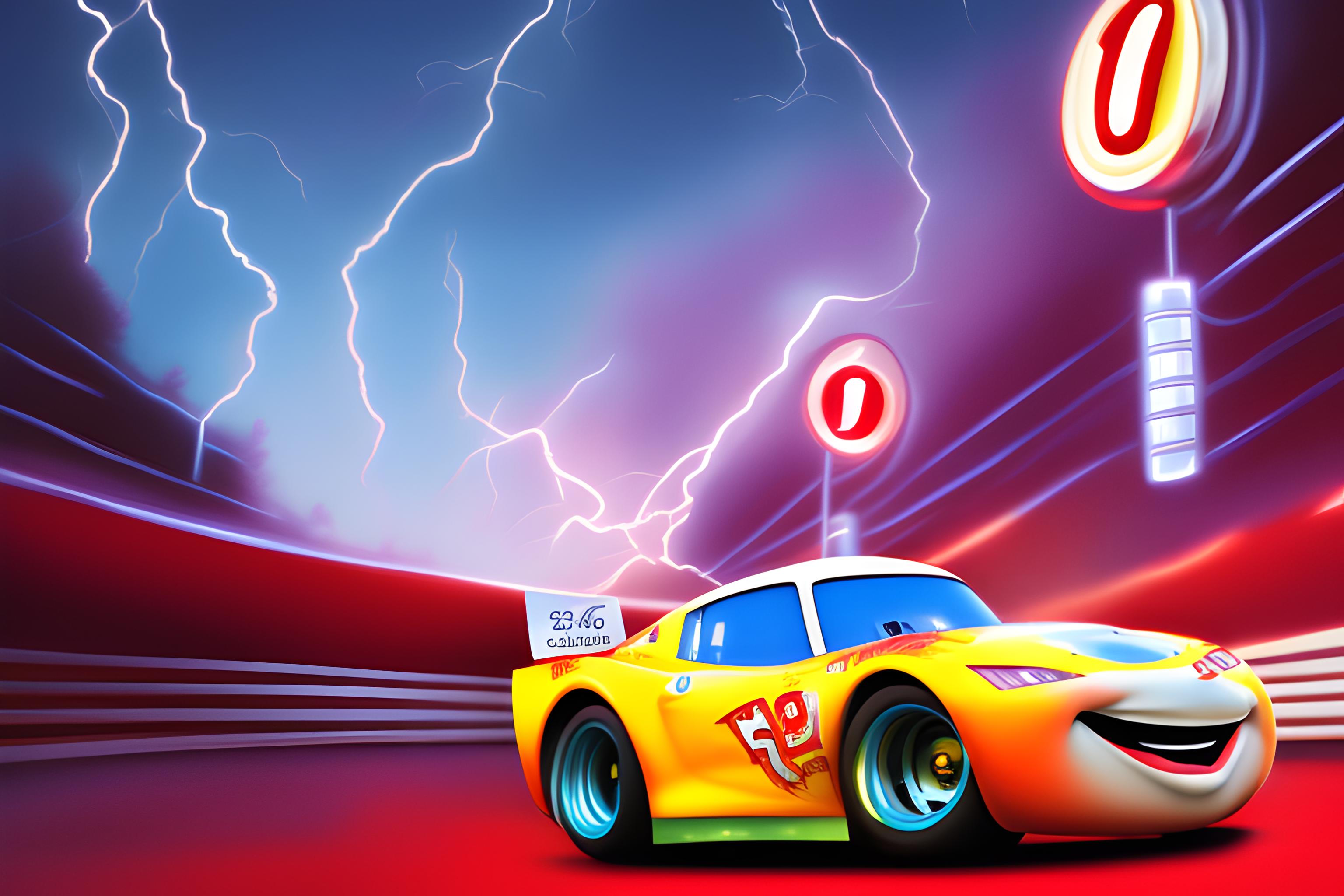 Cars animated movie vintage cars and Lightning Mcqueen 4K wallpaper download